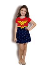 Vestido Fantasia Mulher Maravilha infantil Vestido Fantasia Mulher Maravilha infantil