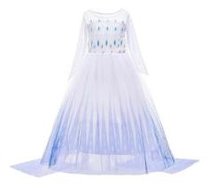 Vestido Fantasia Princesa Infantil Rainha Gelo Elsa Frozen 2 Vestido Fantasia Princesa Infantil Rainha Gelo Elsa Frozen 2
