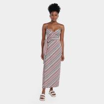 Vestido Farm Alcinhas Listra Pipa Vestido Farm Alcinhas Listra Pipa