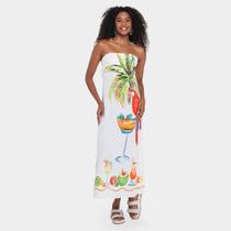 Vestido Farm Coquetel Lenco Vestido Farm Coquetel Lenco