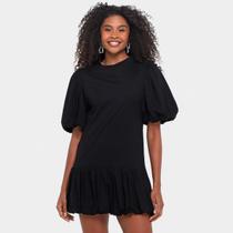 Vestido Farm Cropped Recorte Cintura