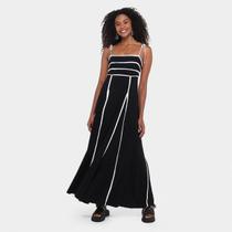 Vestido Farm Cropped Vivo Bicolor Vestido Farm Cropped Vivo Bicolor