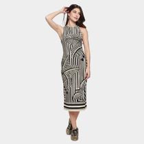 Vestido Farm Midi Listra Tropical