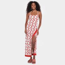 Vestido Farm Peixe Copa Feminino Vestido Farm Peixe Copa Feminino