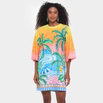 Vestido Farm T-Shirt Big Paisagem Solar