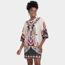 Vestido Farm T-Shirt Tapete de Arara Feminino
