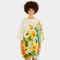 Vestido Farm Tshirt Big Floral Samanta