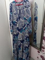 Vestido femenino longo froral