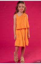 Vestido feminina infantil princesa linda