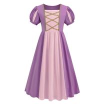 Vestido feminino ADDACOS Renaissance Princess Costume roxo 7-8T
