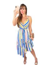 Vestido Feminino Adulto Alça Fina Huld