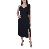 Vestido Feminino Amoracafé Midi Preto - A1222