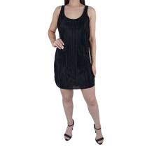 Vestido Feminino Babicat Plissado Curto Preto - B28981