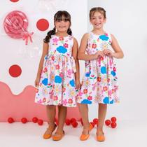 Vestido Feminino Borboletas Branco