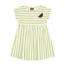 Vestido Feminino Branco Melancia 1000223 Kyly