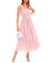 Vestido feminino BTFBM 2025, sem mangas, decote quadrado, midi Vestido feminino BTFBM 2025, sem mangas, decote quadrado, midi