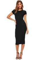 Vestido Feminino Casual Curto Midi Casual