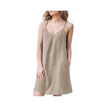 Vestido Feminino Casual De Verão Sem Mangas Com Decote Em V ZANZEA 2024 Vestido De Verão Oversized