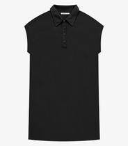 Vestido Feminino Chemise Amplo Liso Endless Preto