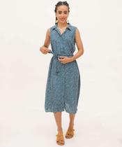 Vestido Feminino Chemise Midi Estampado Marisa-55012 Vestido Feminino Chemise Midi Estampado Marisa-55012