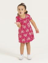 Vestido Feminino Com Estampa Rotativa Cativa Kids