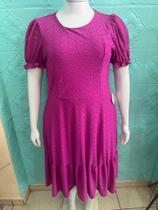 Vestido feminino cor roxa -Tamanho GG