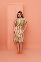 Vestido Feminino Crepe tile TAM: G