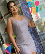 Vestido feminino curtinho de alcas