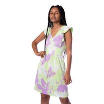 Vestido Feminino Curto Averzzy Estampado Verde