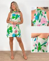 Vestido FEMININO Curto Cava Americana