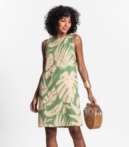 Vestido Feminino Curto De Viscose Select Verde Vestido Feminino Curto De Viscose Select Verde