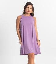 Vestido Feminino Curto Em Liganete Select Roxo