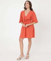 Vestido Feminino Curto Manga 3/4 Marisa-83037 Vestido Feminino Curto Manga 3/4 Marisa-83037