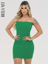 Vestido feminino curto tubinho modelador sem alça justo modela no corpo Vestidos festa aniversario balada praia Vestido feminino curto tubinho modelador sem alça justo modela no corpo Vestidos festa aniversario balada praia