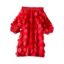 Vestido Feminino Elegante Curto Com Estampa Floral, Ombro a Ombro, Estilo Bandagem, Para