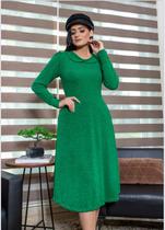 Vestido feminino em lanzinha verde Vestido feminino em lanzinha verde