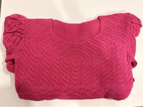 Vestido Feminino Em Trico Modal Midi Longuete Meia Manga Vazada Detalhado -