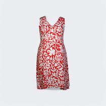 Vestido Feminino Evase Plus Size Estampado