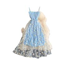 Vestido Feminino Floral com Alças de Espaguete - Estilo Coreano para Festa e Praia
