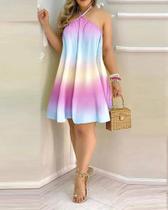 Vestido Feminino Floral Sem Encosto - Estilo Boho para Primavera/Verão