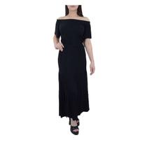 Vestido Feminino Giraffe Ciganinha Longo Preto - 6250