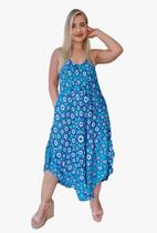 Vestido Feminino Indiano Alça Trapézio Plus Size-cod.1092