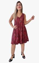 Vestido Feminino Indiano Seda Premium Regata Cod 127