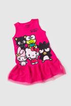 Vestido Feminino Infantil Brilho da Amizade Hello Kitty Tamanho:1 anoCor:Rosa Vestido Feminino Infantil Brilho da Amizade Hello Kitty Tamanho:1 anoCor:Rosa