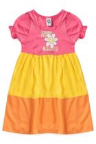 Vestido Feminino Infantil I Need Fun Tricolor - PK