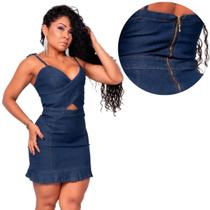 Vestido Feminino Jeans Escuro: Denim Profundo e Marcante