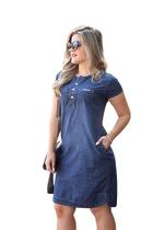 Vestido Feminino Jeans... Vista-se Com Estilo.