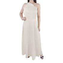 Vestido Feminino Karmani Twill Longo Bege - 01250 Vestido Feminino Karmani Twill Longo Bege - 01250