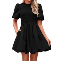 Vestido feminino KIRUNDO com blusa de verão Mini 2025 de algodão preto
