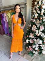 Vestido Feminino Laranja tamanho P Vestido Feminino Laranja tamanho P